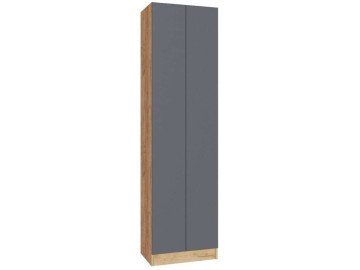 Руэлла Шкаф платяной дуб крафт золотой/графит серый