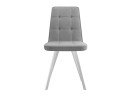 Стул DikLine 207 B22 GREY /ножки белые