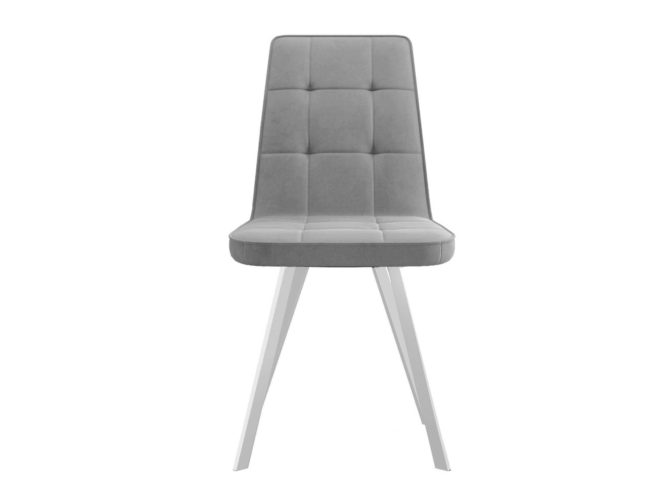 Стул DikLine 207 B22 GREY /ножки белые