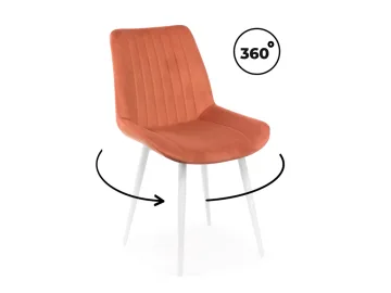 Седа 360 терракотовый (zd 432) / белый np Стул на металлокаркасе
