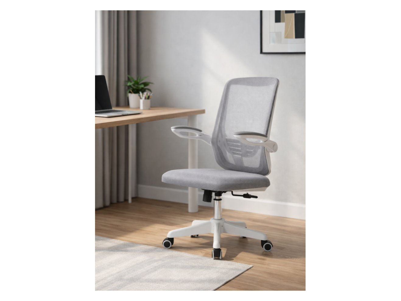 Salem gray / white Компьютерное кресло