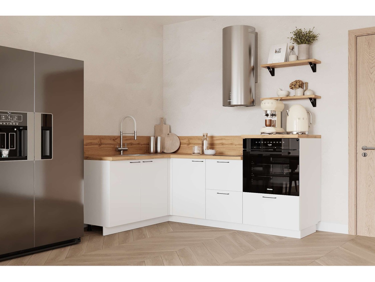 КГ Угловой 1500*2100 (без пм) Эмаль, Белый  Арника РМ в.3 арт. 1583499