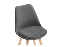 Bonuss dark gray / wood Стул деревянный