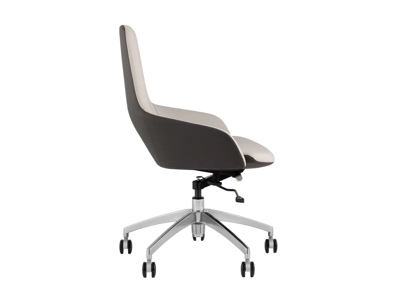 Кресло офисное STOOL GROUP TopChairs Soulo бежевый/серый арт. 1568045