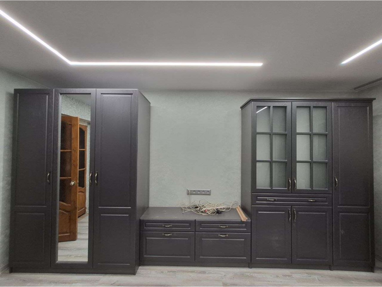 Гостиная Апполия, композиция 3 - Графит/Лунный кратер арт. 1308095