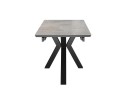 Стол DikLine SFE140 Керамика Italian Grey (глянец серый)/подстолье черное/опоры черные (2 уп.) арт. 1083705