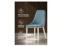 Kora light blue / white Стул на металлокаркасе арт. 1575951