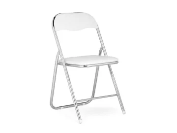 Fold 1 складной white / chrome Стул на металлокаркасе