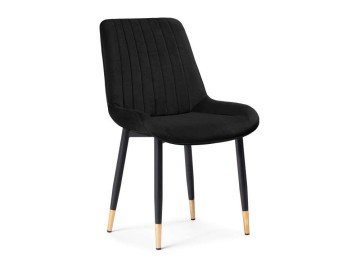 Seda-1 black / gold / black Стул на металлокаркасе