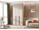 Марвэл Шкаф 3-х створчатый 1200, Дуб крафт/Мальта арт. 1326525