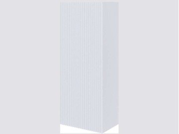 Сириния Шкаф навесной белый/белый снег