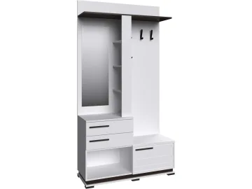 Модена Центральная секция МЦС-30, Белый/венге
