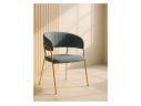 Kamelia gold / gray Стул на металлокаркасе