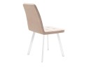 Стул DikLine 207 B03 BEIGE, ножки белые