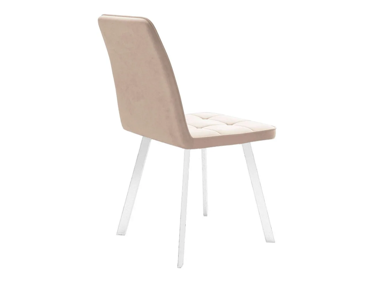 Стул DikLine 207 B03 BEIGE, ножки белые арт. 859907