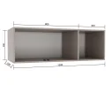 Антресоль 1200 Бостон арт. Цб-00018016