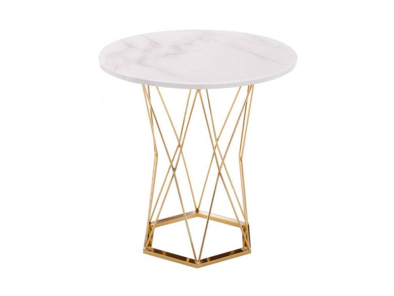 Melan white / gold Стол деревянный арт. 852645