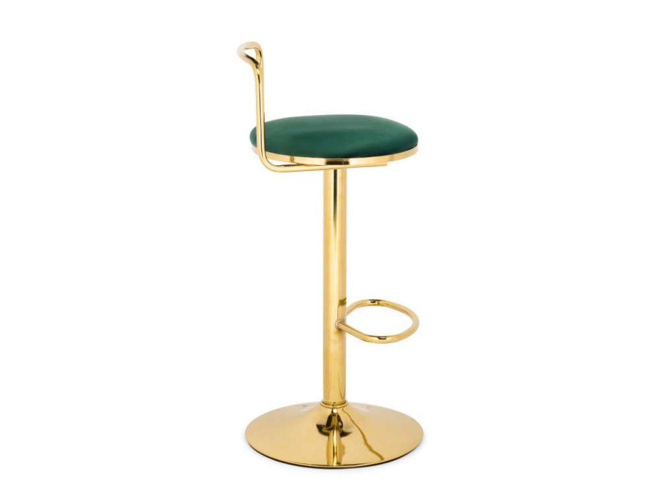 Lusia green / gold Барный стул