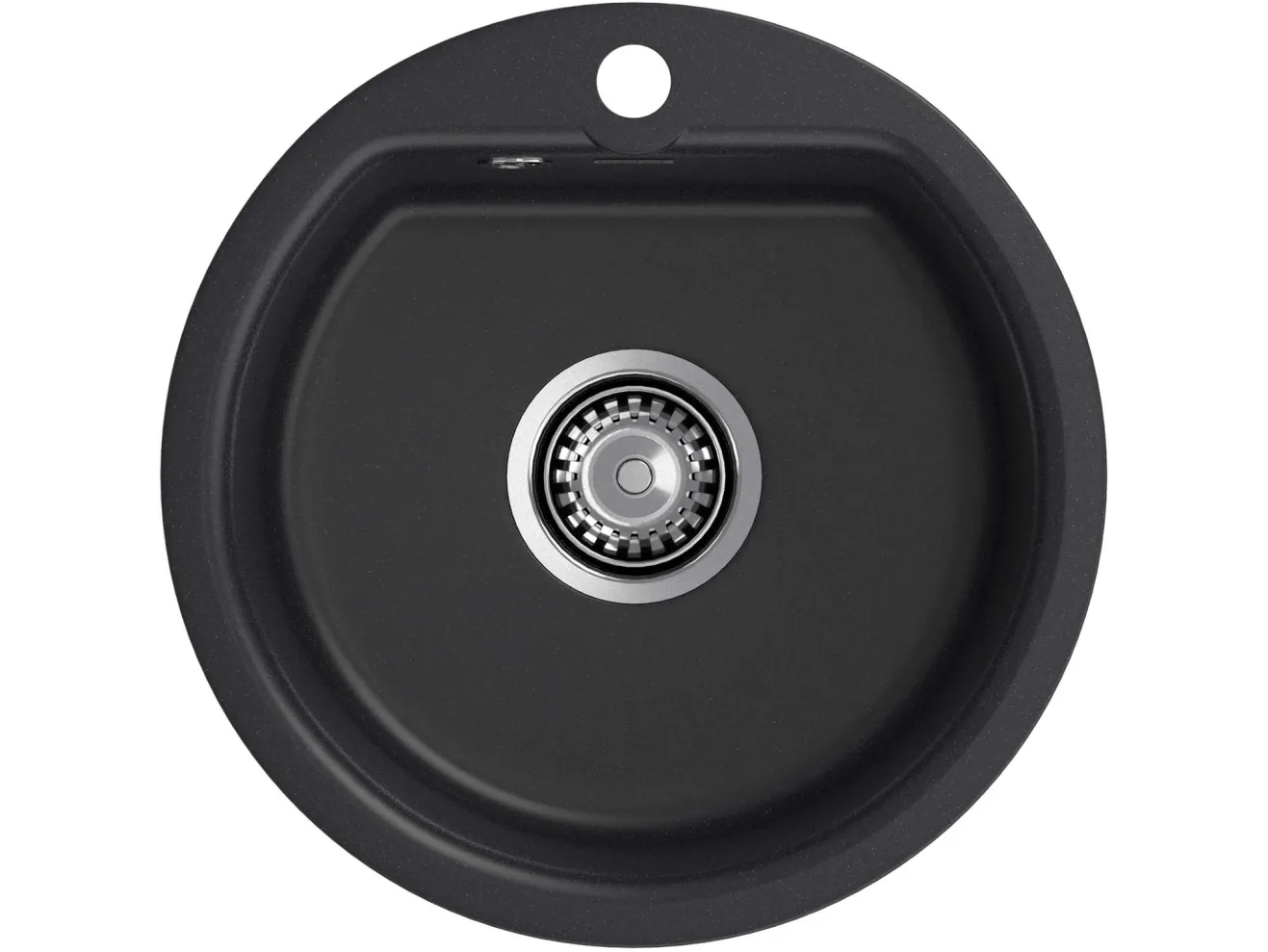 Мойка 435 GF-Smart 435 1-чаш D-435 черный арт. 1265983