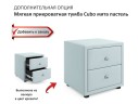 Мягкая кровать Fly 1600 мята пастель с ортопедическим основанием арт. 885795