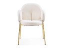 Kalipso white / gold Стул на металлокаркасе арт. 1313599