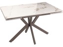 Стол обеденный STOOL GROUP Marmer 120-180/80/76 столешница МДФ16/керамика Капучино