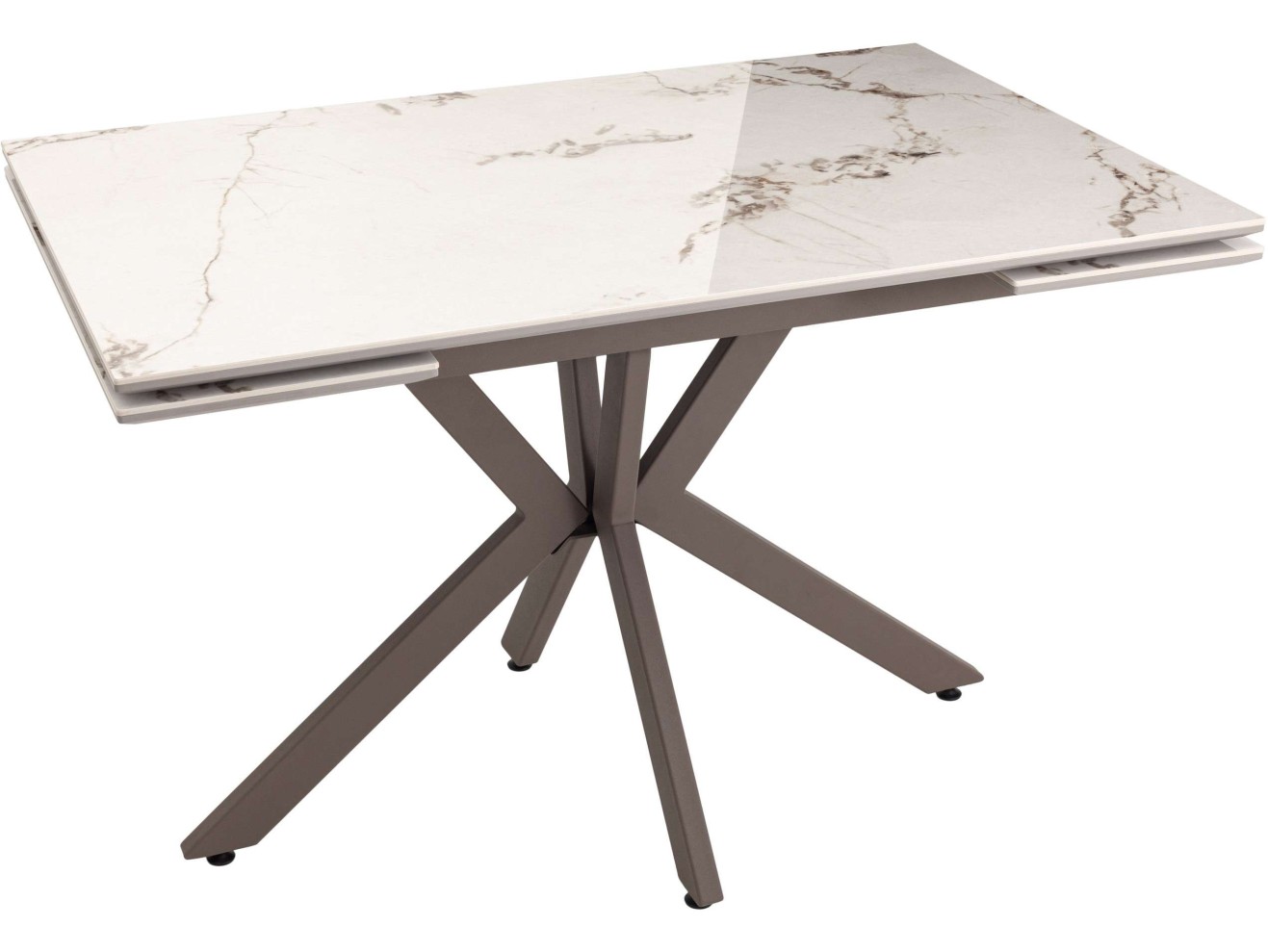 Стол обеденный STOOL GROUP Marmer 120-180/80/76 столешница МДФ16/керамика Капучино