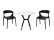 белый,черный