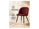 Gabi wine red / black Стул на металлокаркасе