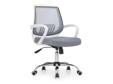 Ergoplus light gray / white Компьютерное кресло