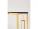 Консоль Stool Group БРУКЛИН 120х40 Стекло smoke/Сталь золото арт. 1598821