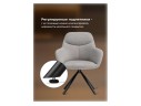 Бартон 2 ткань мадера 22 / черный матовый Стул на металлокаркасе
