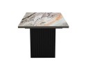 Стол DikLine EKD160, Керамика Venetian Brown Light глянец (К4), опоры черные (2 уп.)