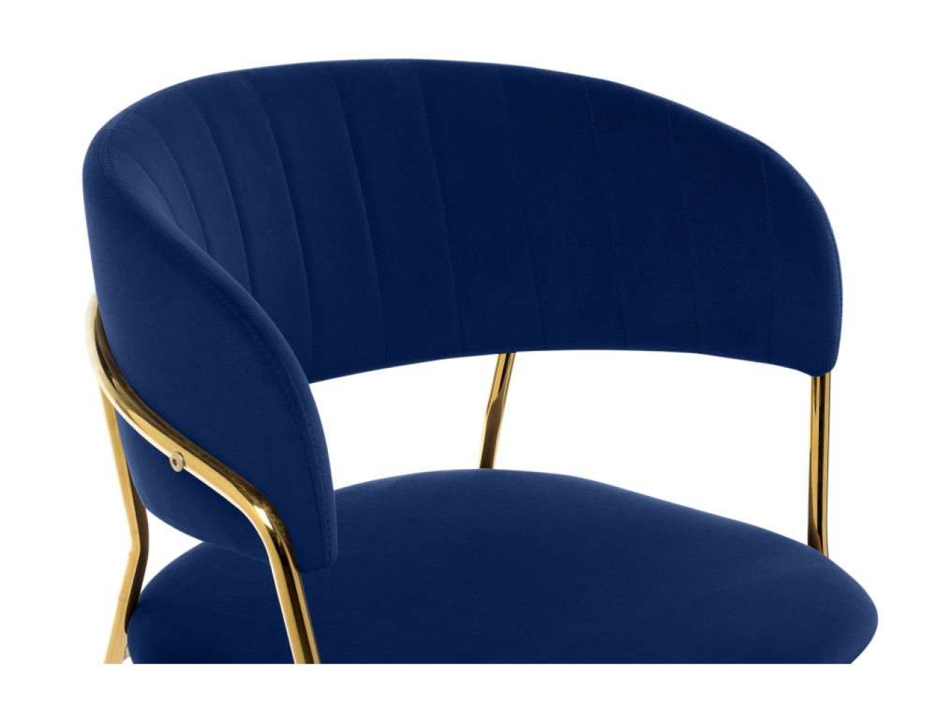 Kamelia 1 dark blue / gold Стул на металлокаркасе арт. 1019251