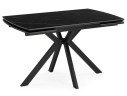 Катчел-2 120(180)x80 matte черный мрамор / черный Керамический стол арт. 1533367