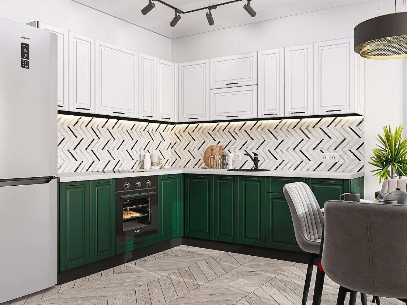 Дублин-02 Special White/Special Green арт. 1554997