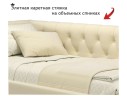 Мягкая кровать-тахта Afelia 900 бежевая с ортопедическим основанием