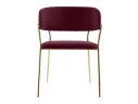 Kamelia 1 wine red / gold Стул на металлокаркасе арт. 1524393