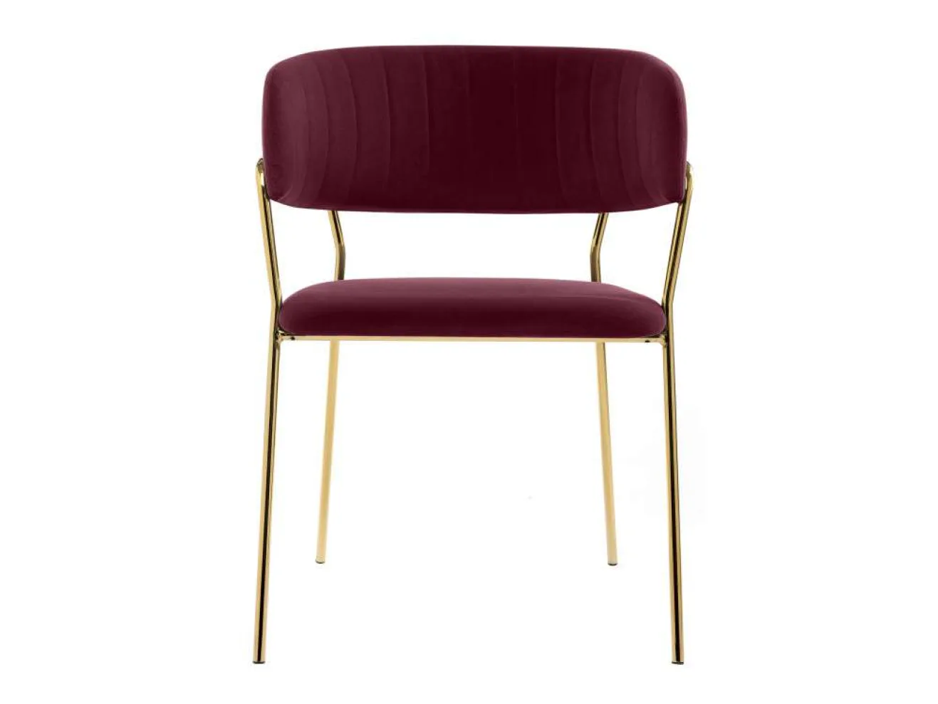 Kamelia 1 wine red / gold Стул на металлокаркасе арт. 1524393