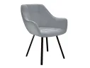 Стул DikLine 252 М поворотный, B22 GREY, ножки черные арт. 960919