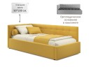 Односпальная кровать-тахта Bonna 900 желтая ортопед.основание