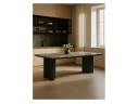 Мален 240x110 mineral stone baldoser / черный Керамический стол