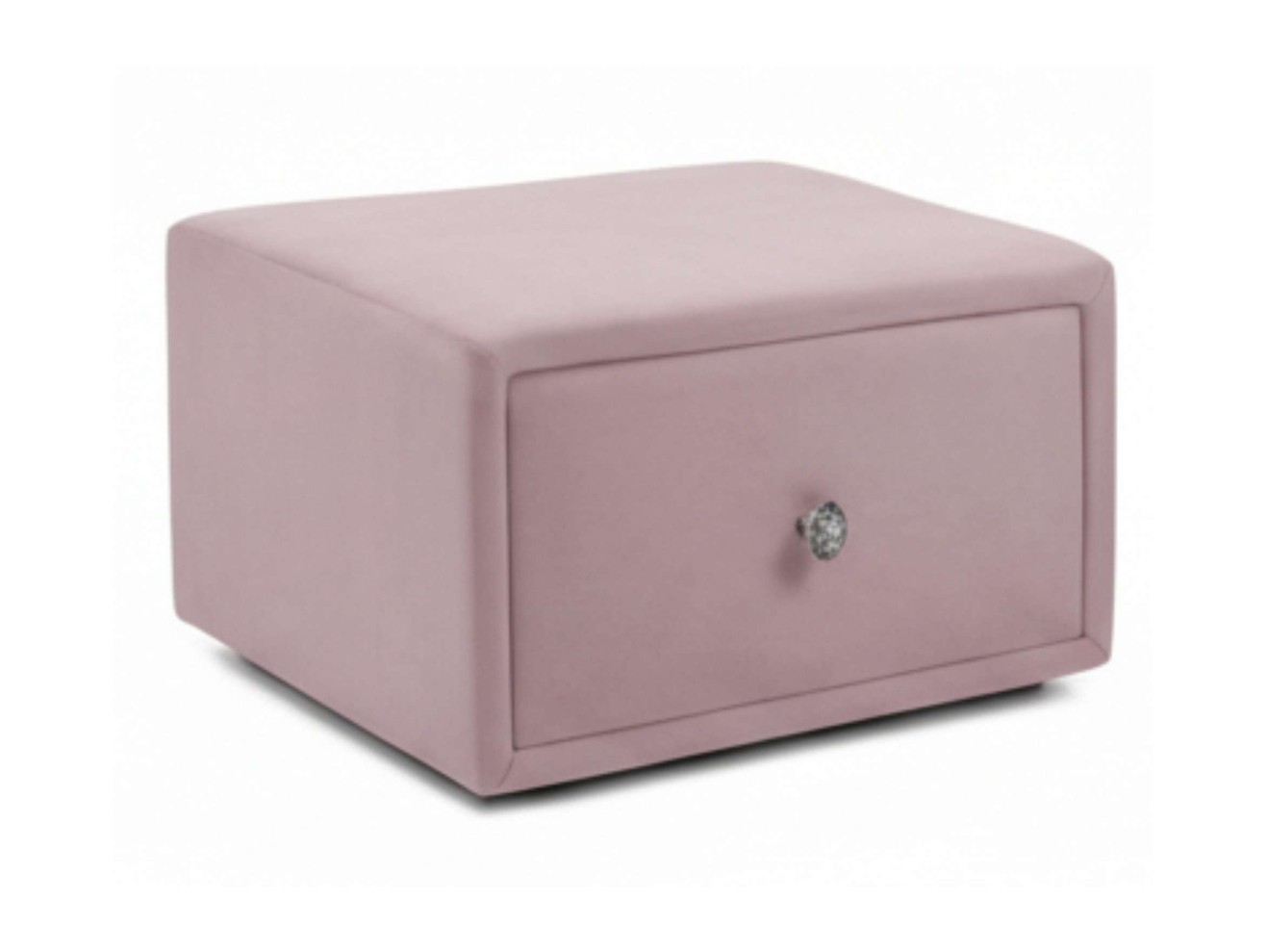 Мягкая прикроватная навесная тумба Mild лиловая