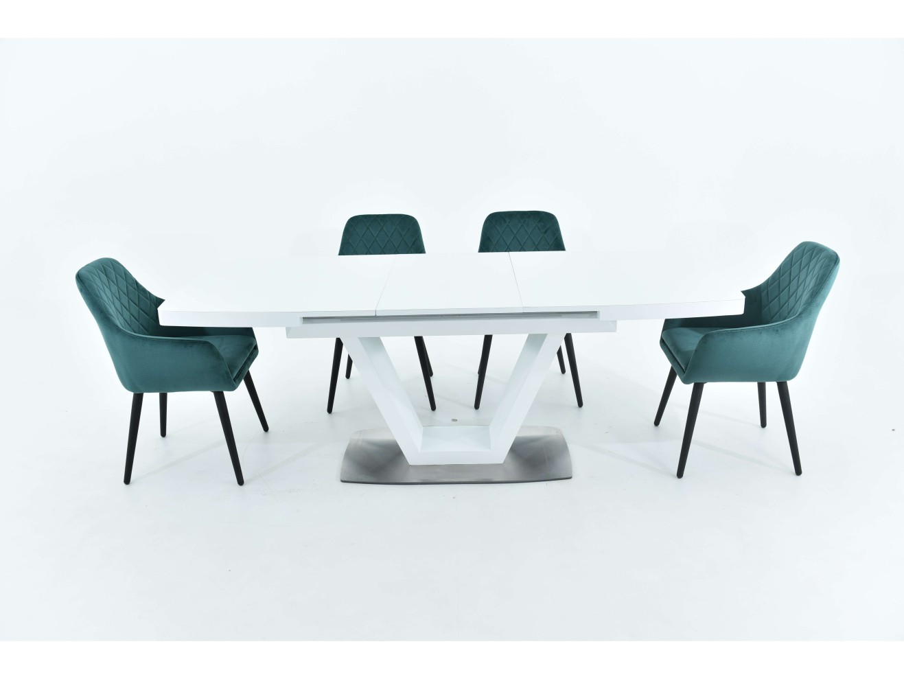 Стол Фоджа, Стекло, 140см, Белый арт. 671917