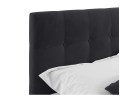Мягкая кровать Selesta 1200 темная с подъем.механизмом с матрасом PROMO B COCOS арт. 658471