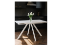 Вилли 140 (200) х 80 белый мрамор alpin white / snow white / белый Керамический стол