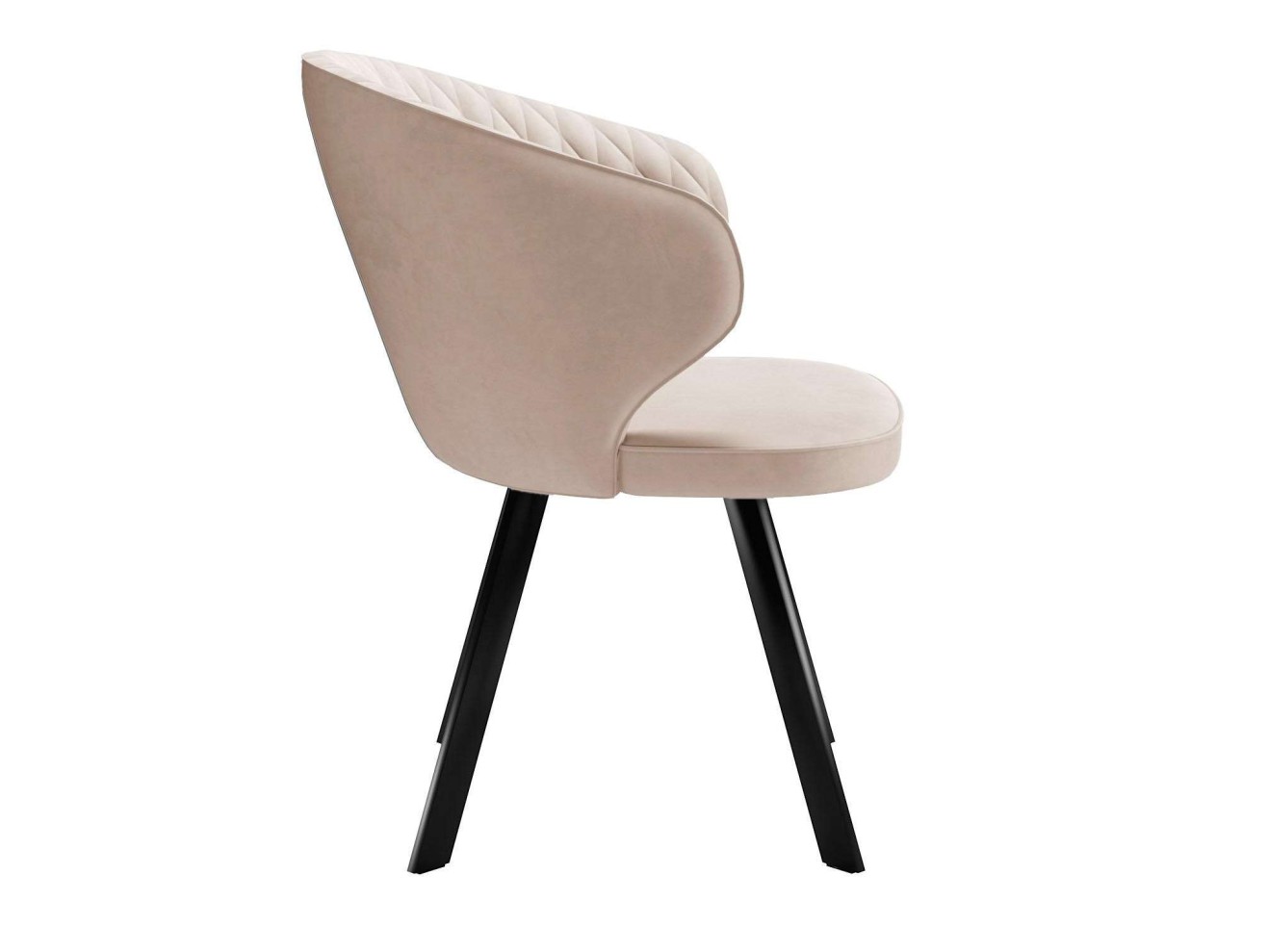 Стул DikLine 249 поворотный, B03 BEIGE, ножки черные