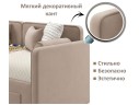 Мягкая кровать Эмили 900 c ящиками мокко арт. 1576035
