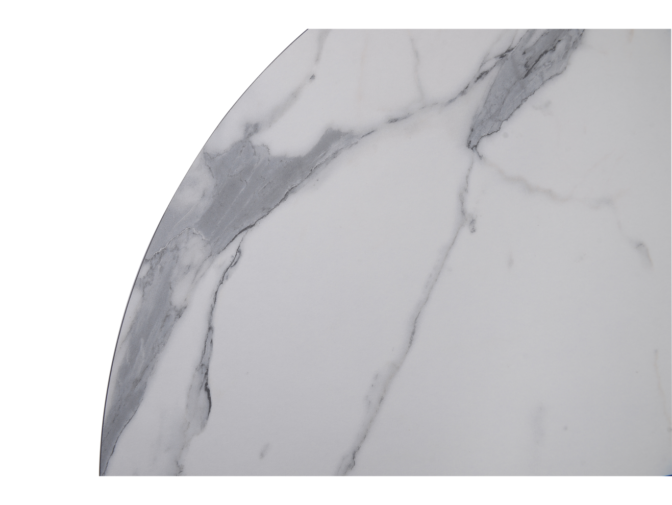 Стол Андромеда D100, Черный/Мрамор арт. 772769