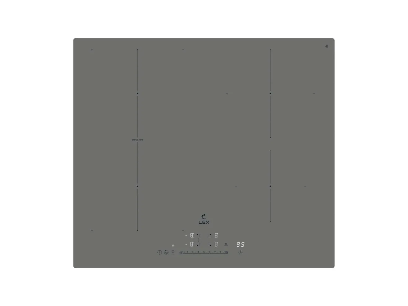 LEX EVI 641A I GR  панель стеклокерамическая индукционная арт. 1362963